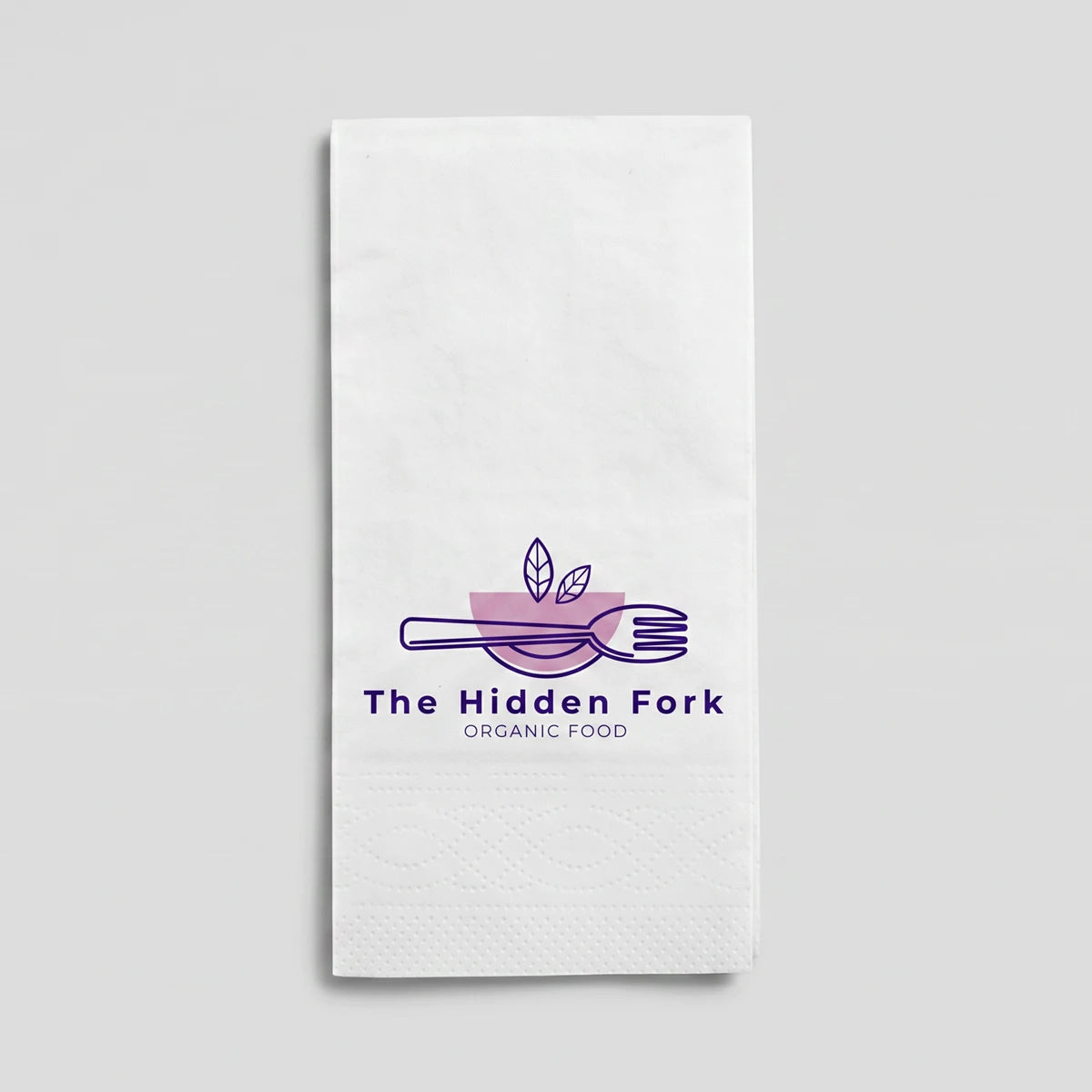 25 x 25 cm Napkin - 2 Layer - White