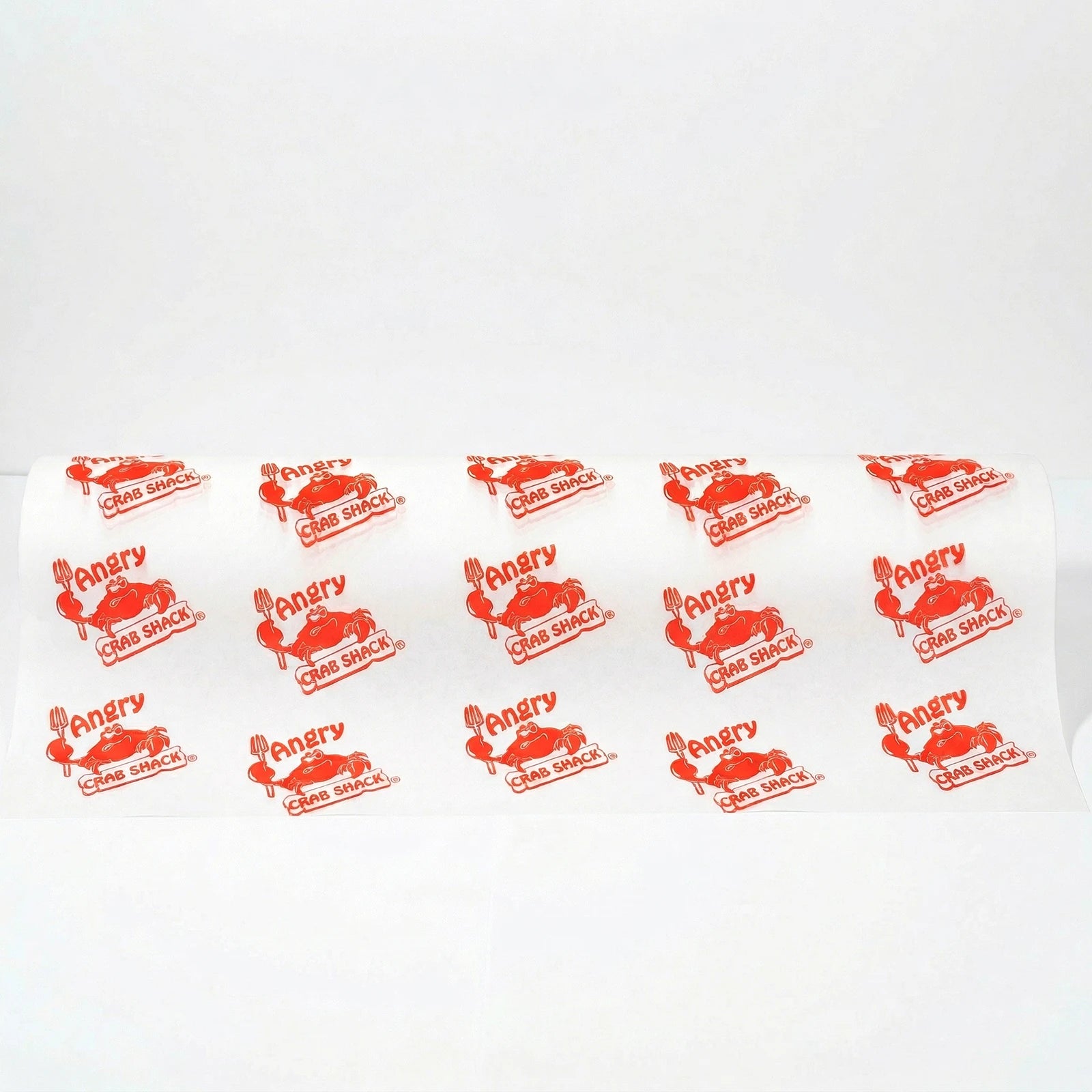 Printed Roll Greaseproof Paper - White - 1 Colour Custom Printing