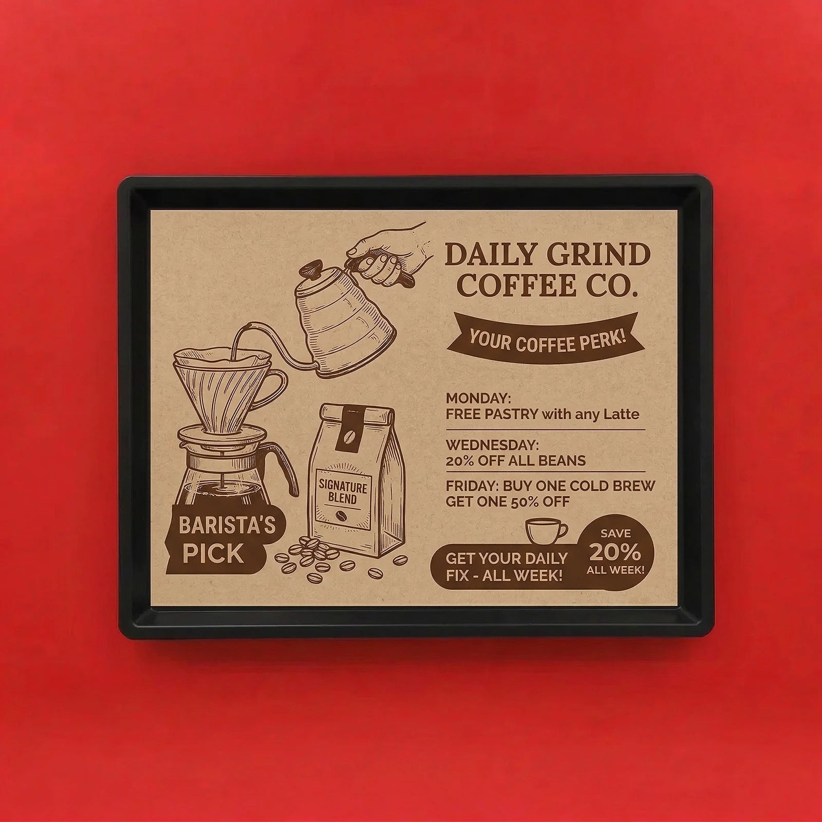 Tray Liner - 70 gsm - Kraft Paper
