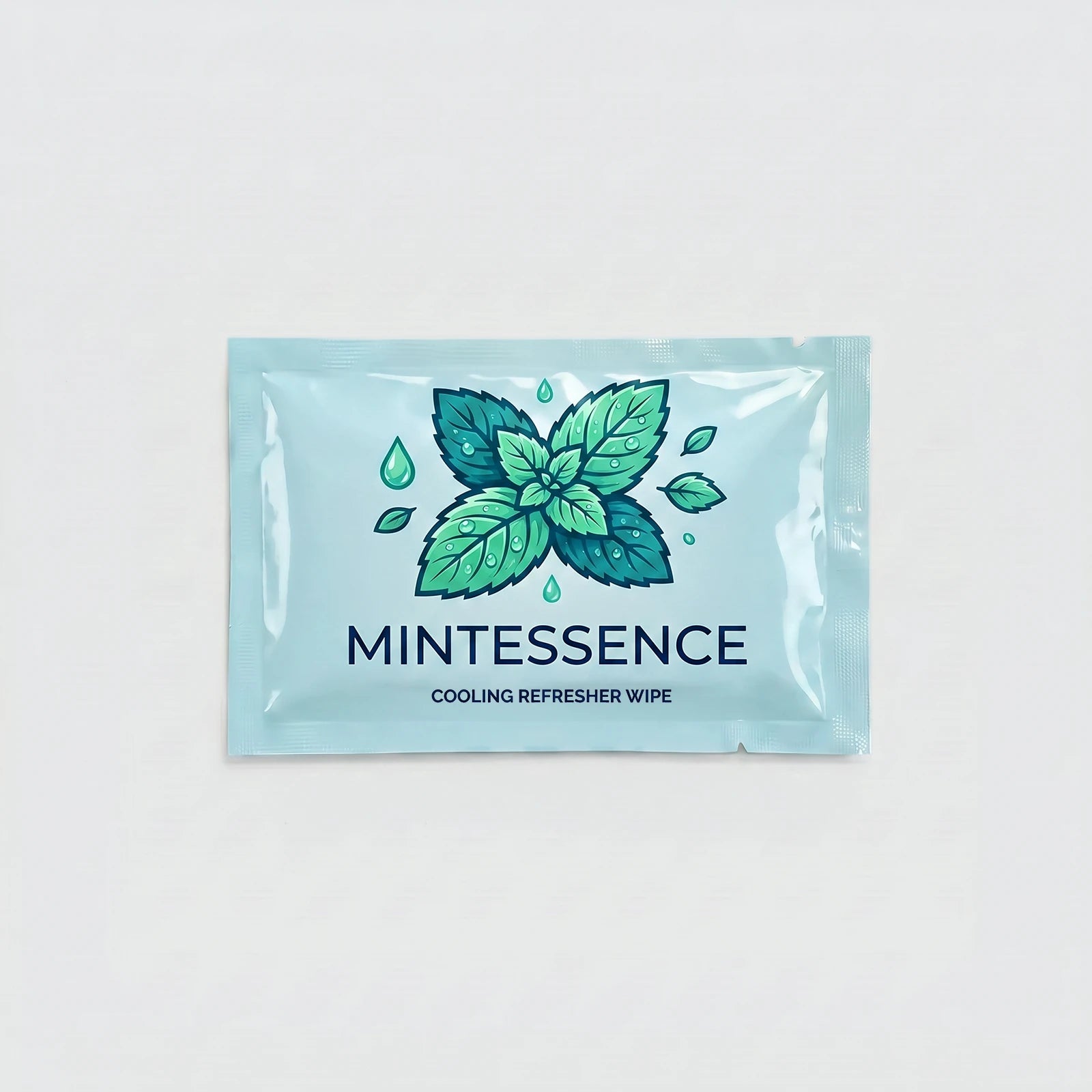 Custom Printed Wet Wipes - 100 x 60 mm - Triplex
