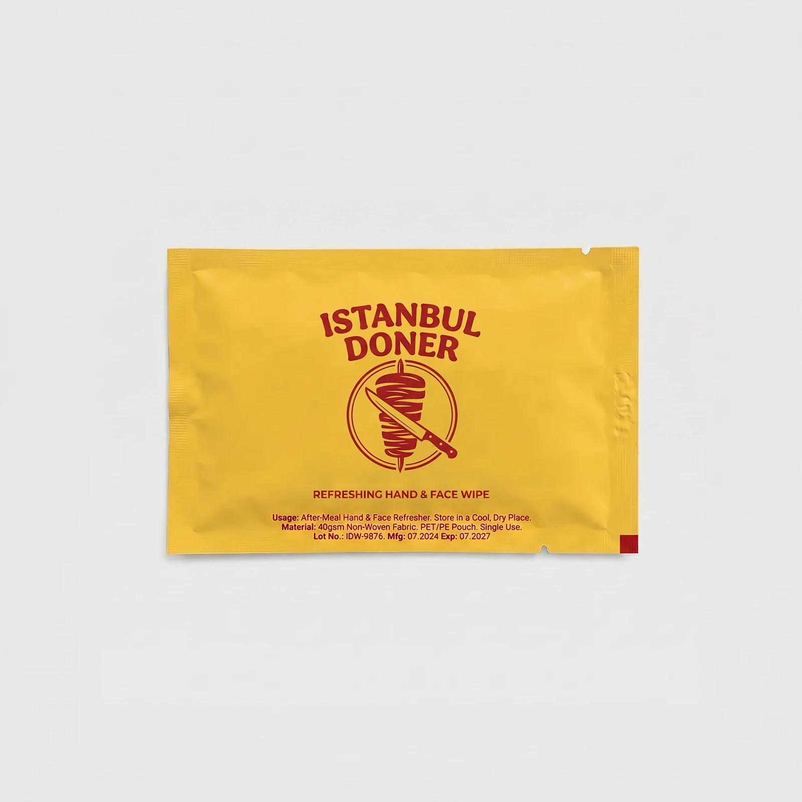 Custom Printed Wet Wipes - 100 x 60 mm - Paper
