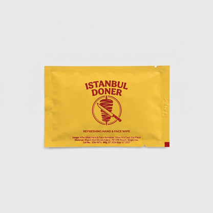 Custom Printed Wet Wipes - 100 x 60 mm - Paper