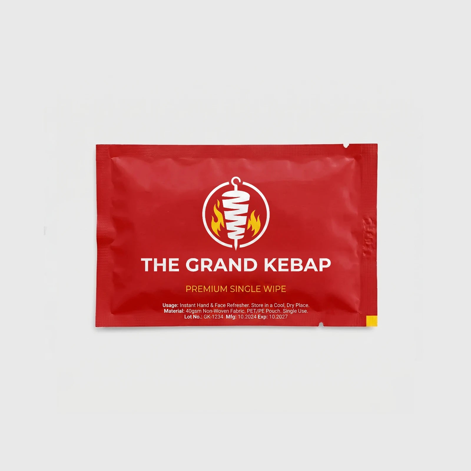 Custom Printed Wet Wipes - 140 x 93 mm - Paper