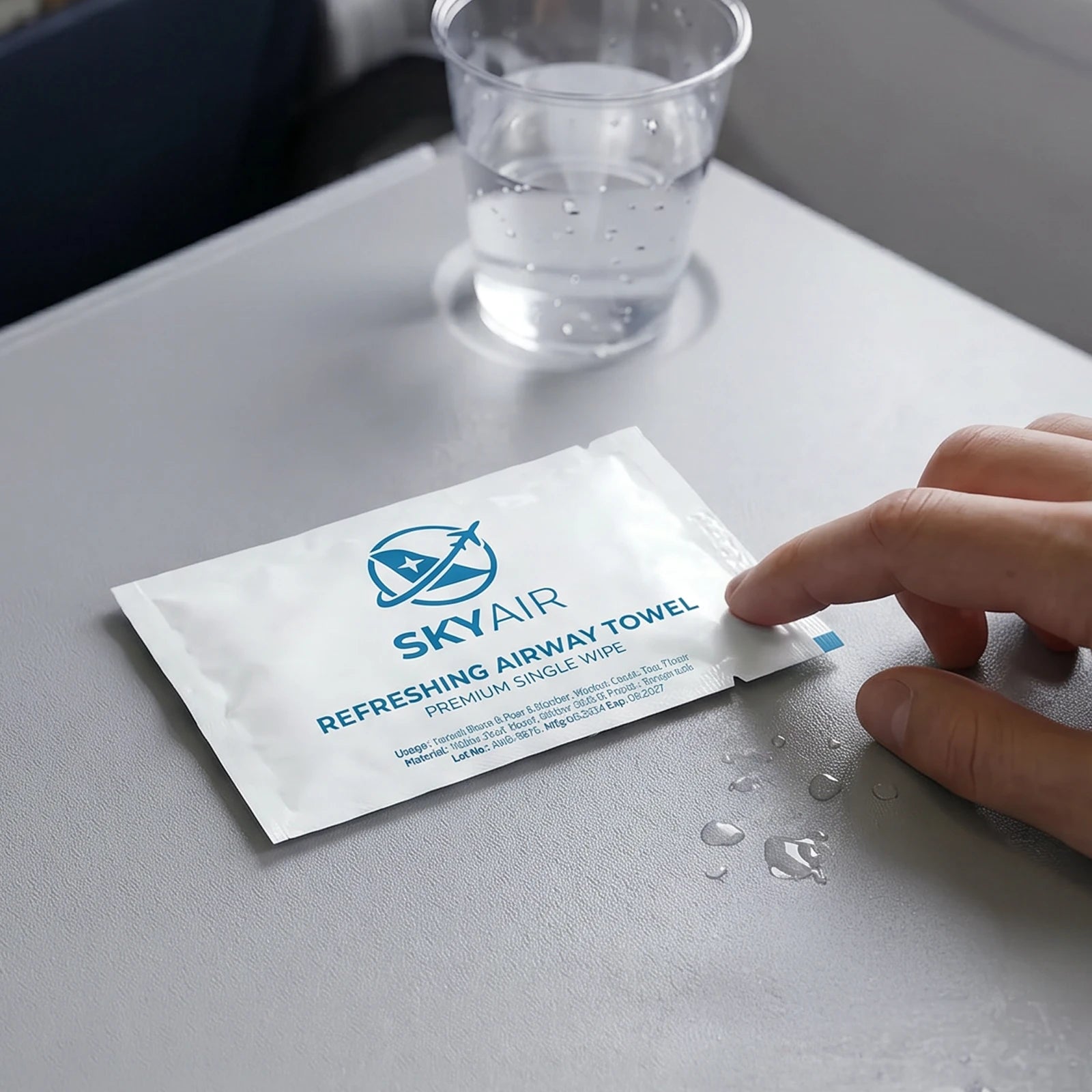 Custom Printed Wet Wipes - 140 x 93 mm - Paper