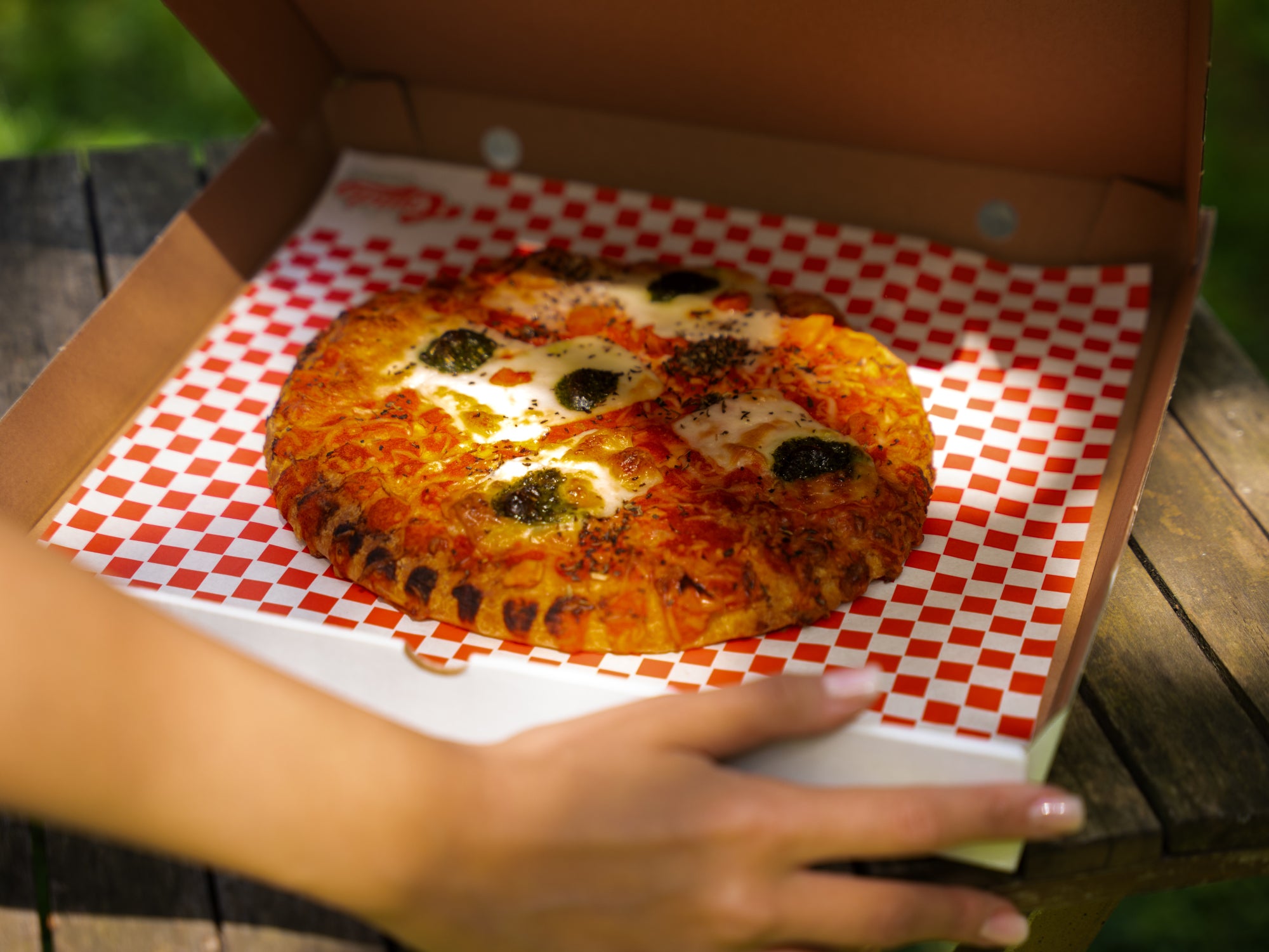 Custom Pizza Boxes - Digital Print - White