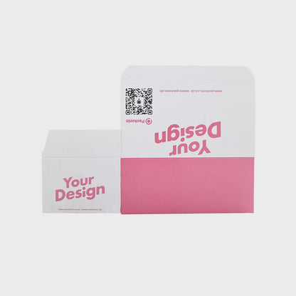 Custom Printed Burger Meal Boxes - Lock Bottom - Foldable - White