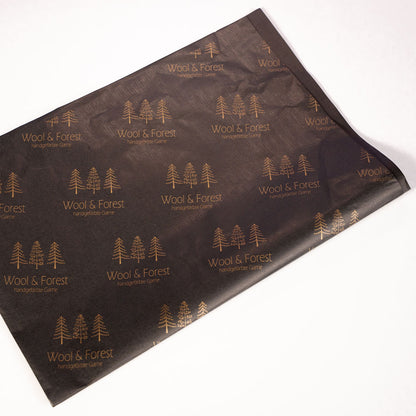 Black Tissue Paper - 1 Colour Custom Printing