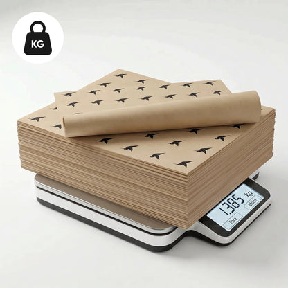 Wholesale Greaseproof Paper by Kg - Brown - 1 Colour Custom Printing