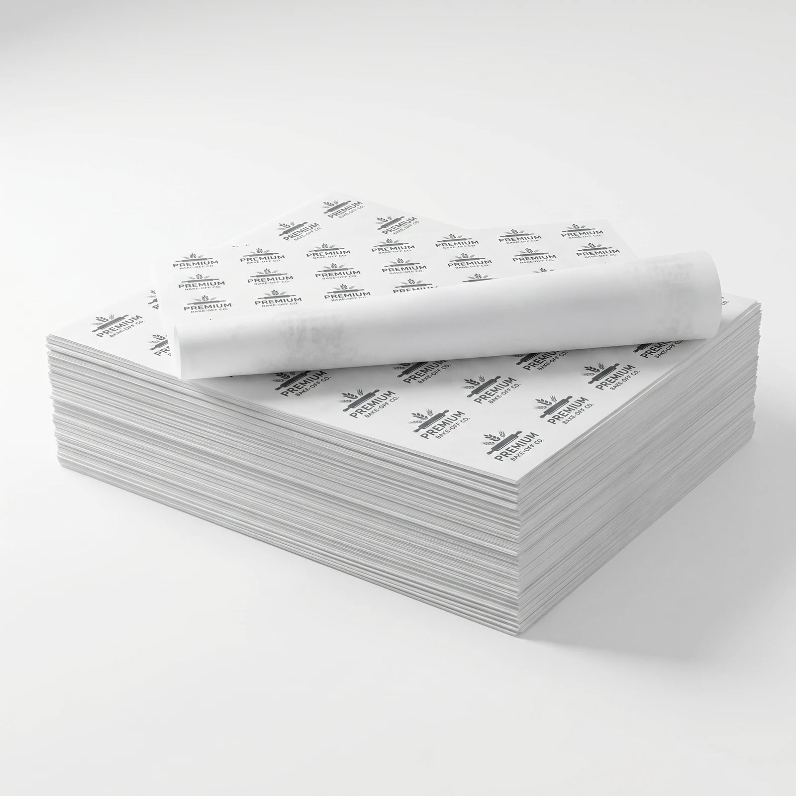 Wholesale Greaseproof Paper - White - 1 Colour Custom Printing