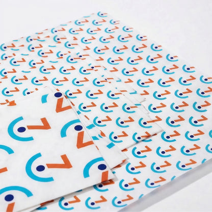 Custom Printed Wax Paper - White