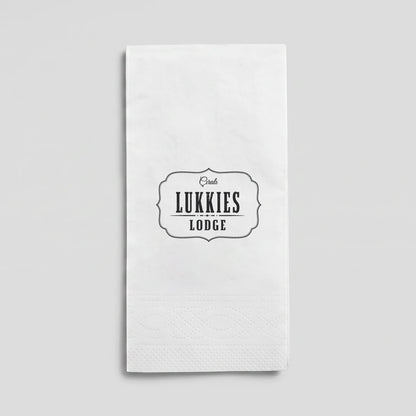 33 x 33 cm Napkin - 2 Layer - White