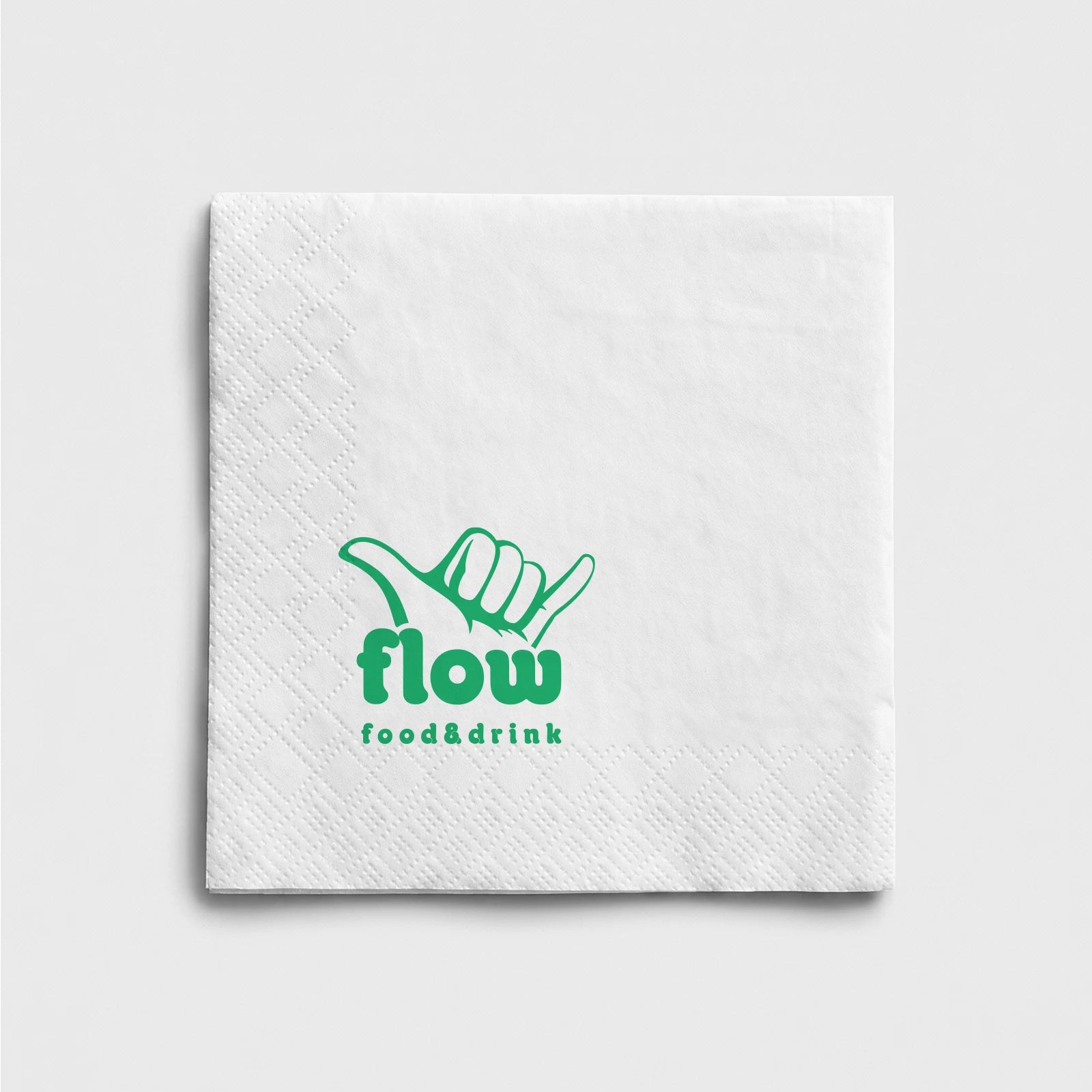 10 x 10 cm Cocktail Napkin - Airlaid