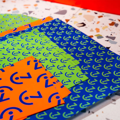Custom Printed Wax Paper - White