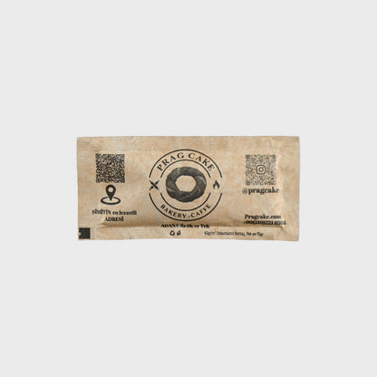 Custom Printed Wet Wipes - 120 x 70 mm - Kraft